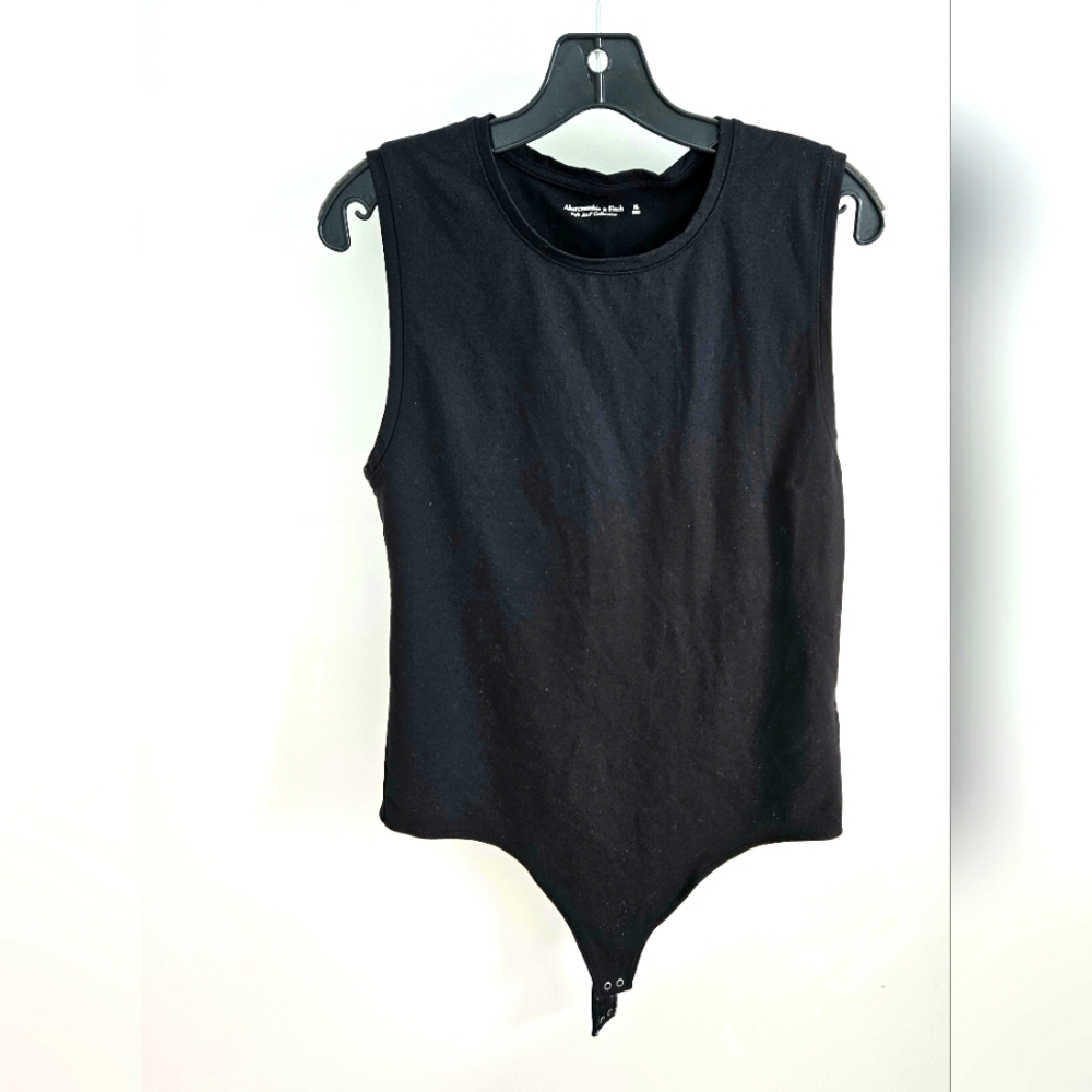 Abercrombie and Fitch black sleeveless bodysuit